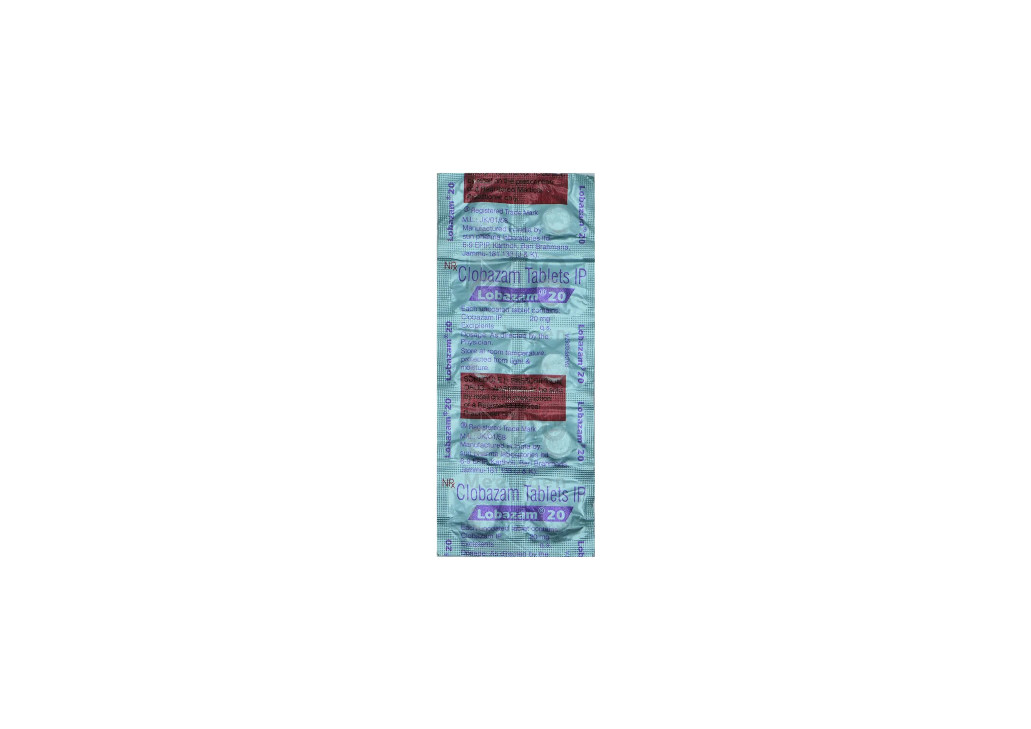 LOBAZAM 20MG